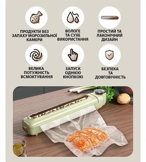 Продукти у вакуумних пакетах